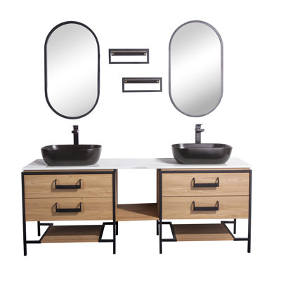 Find The Perfect 72 Inch Bathroom Vanities Wayfair